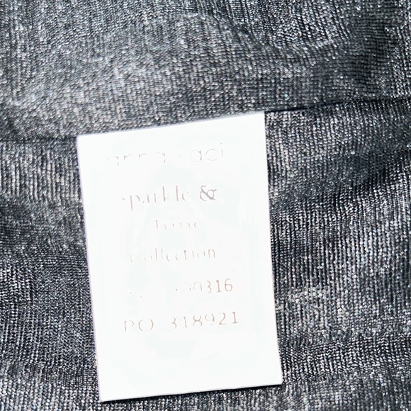 Anna-Kaci Silver and Black Sequined Jacket - Picture 7 of 8